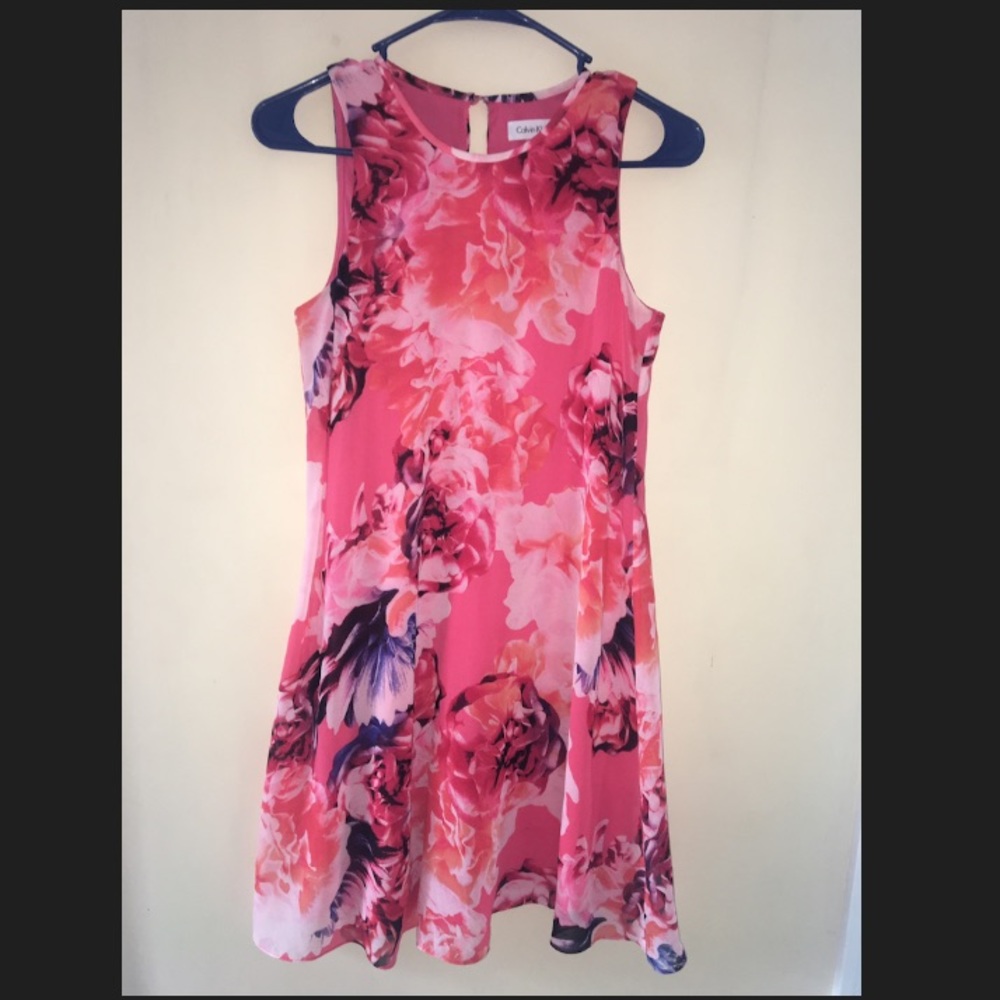Calvin Klein floral dress! Very light and fun!
